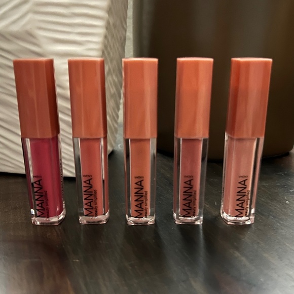 Manna Kadar LipLocked Priming Gloss Stain Set of 5 NEW - Picture 1 of 10